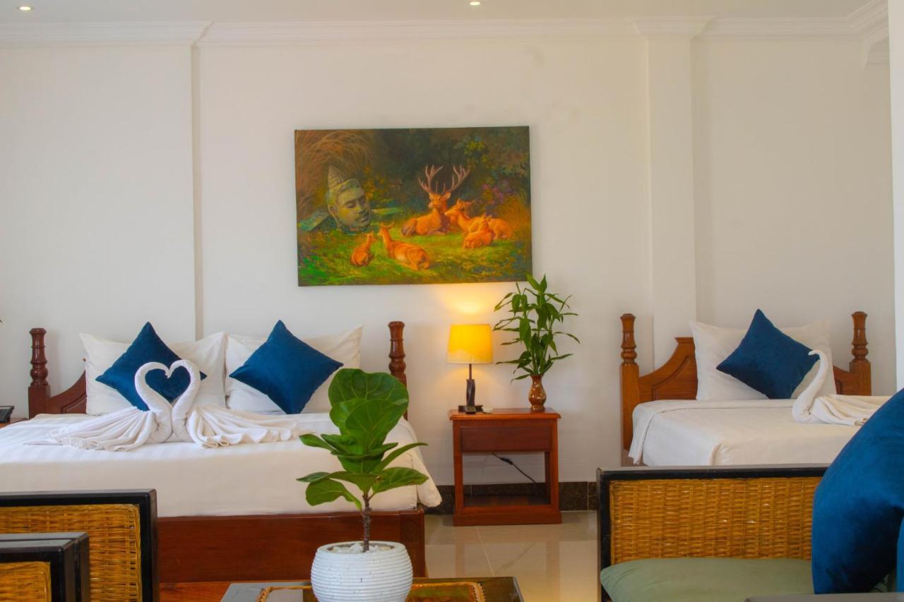 The Blanc Residence Siem Reap Bagian luar foto