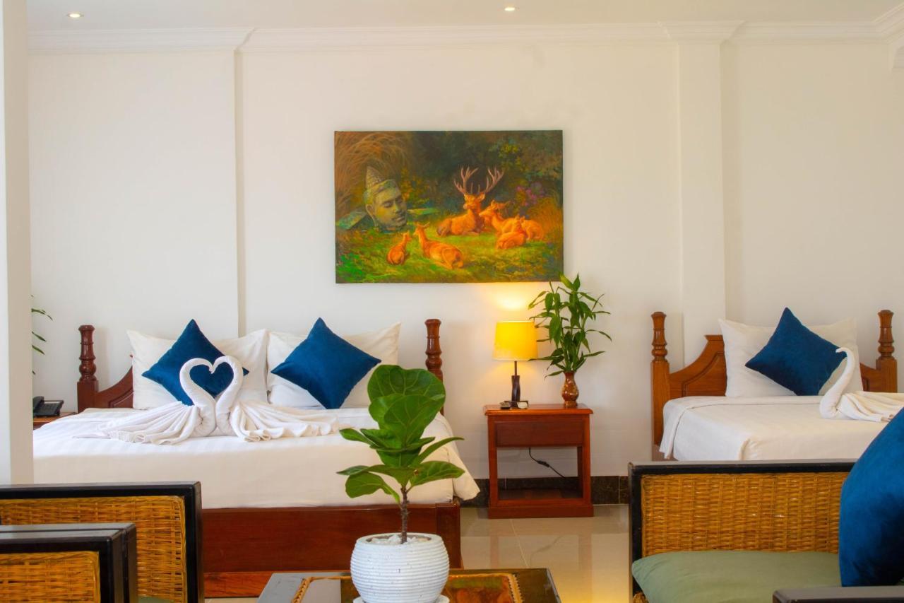 The Blanc Residence Siem Reap Bagian luar foto